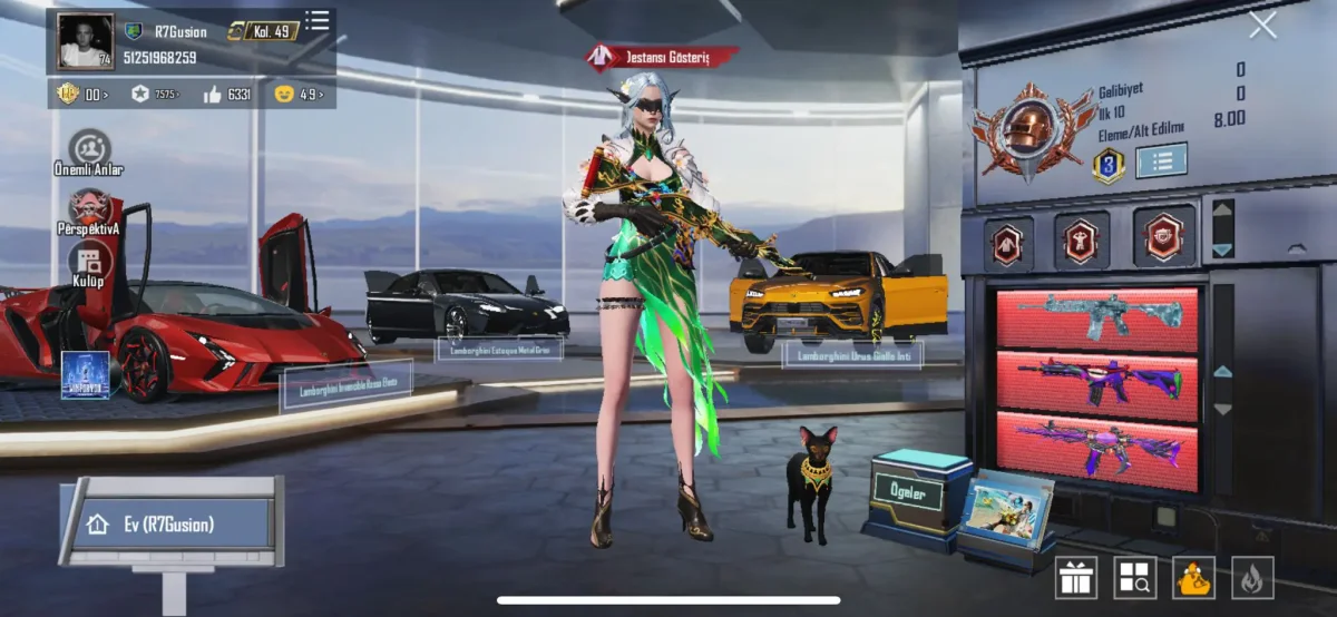 Dolu m4 spor arabalı tek bağ