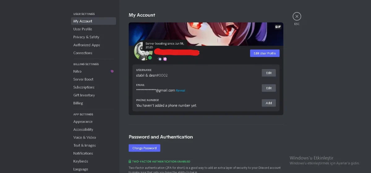 discord 18. ay boost badge